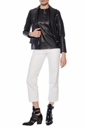'zola' leather jacket, zdjęcie 2 'zola' leather jacket od AllSaints